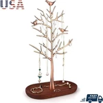Jewelry Stand Tree Design Metal Holder Necklaces Earrings Display New. Fixed Price $40.59.