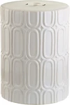 Cream Melody Glazed Ceramic Garden Stool - Decorative Accent Piece. Fixed Price $133.99.