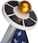 Sunnytech 2ND Generation Solar Flag Pole 20LED Light, Brightest, Most Powerful,. Fixed Price $31.67.