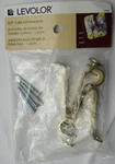 5/8" Cafe Rod Brackets Curtain Gold, 14336, 2 Package, Levolor Nos. Fixed Price $5.75.