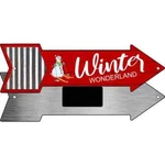 Winter Wonderland 2.25"X8" Arrow Magnet Fridge Refrigerator Kitchen Home Door. Fixed Price $20.90.