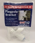 1IN Hdpe Bracket Betsy Flags 2-POSITION Mounting Hardware Flagpole White. Fixed Price $7.49.