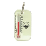 Sun Company Luminous Zip-o-gage Glow-in-the-dark Zipperpull Thermometer. Fixed Price $8.49.