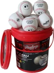 Rawlings Official T-balls Tvb YOUTH/6U Bucket 12 Count Sponge Rubber. Fixed Price $92.23.