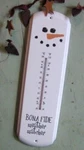 Xl Winter Snowman Thermometer Fun. Fixed Price $14.99.