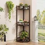 3 Tier Metal Corner Plant Stand Indoor Outdoor Flower Pot Shelf Copper. Fixed Price $39.95.