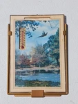 Vintage Thermometer - Water Scene Flying Wild Turkey. Fixed Price $15.00.