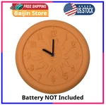 Poolmaster Terra Cotta Indoor And Outdoor Silent Wall Clock With Quartz Movement. Fixed Price $51.59.