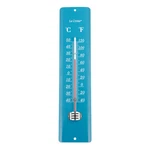 T83660 La Crosse 11.5" Indoor / Outdoor Metal Thermometer - Blue. Fixed Price $11.95.