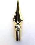 Us Flag Factory 8 Inch Gold Spear Ornament (abs) For Indoor Pole. Fixed Price $20.95.