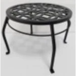 Living Accents 15 Black Cast Iron Plant Stand Indoor Outdoor. Fixed Price $55.26.
