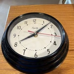 Equity Quartz 25013 Black Frame Plastic Standard Analog Wall Clock 8 In. Fixed Price $13.50.