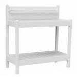Dura-trel Greenfield Outdoor Table Potting Bench For Gardening Supplies, White. Fixed Price $167.19.