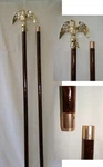 8 Foot Glossy Wood Indoor Kit Eagle Topper W/ Gold Base. Fixed Price $98.88.