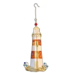 Metal Beaded Isle Lighthouse Christmas Holiday Ornament Hanging Decoration. Fixed Price $27.00.