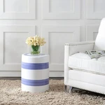 Safavieh Hael Stripe Ceramic Decorative Garden Stool. Fixed Price $120.99.