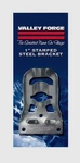 1" Stamped Steel Bracket W/ Screws Holder. Fixed Price $10.99.