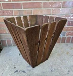 Vintage Oak Plant Stand Fern Umbrella Handmade Mission Style. Fixed Price $122.19.