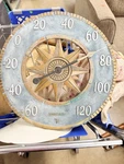 Springfield Stoneworks 12" Polystone Compass Indoor/outdoor Thermometer 91401. Fixed Price $26.00.