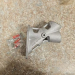 Aluminum Flagpole 1-INCH 2-POSITION Flags Mounting Bracket, Gray. Fixed Price $19.00.