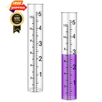 Synhhergyx 2 Pcs 5" Gauge Replacement Tubes For Outdoor Plastic Rain.... Fixed Price $14.99.