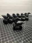 Set 8 Wooden Loon Napkin Holders Painted Black/white Handmade Cabin Kitch. Fixed Price $24.99.