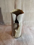 Vtg. Uniq Wb Hand Made Ceramic Vase Textured Off White Finish. Intricate.. Fixed Price $85.00.