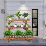Freestand 3 In 1 Ladder Plant Yard Garden Flower Pots Holder Rack Storage. Fixed Price $30.92.