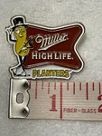 Planters Mr Peanut Miller High Life Lapel Hat Pin Tie Tack Unused Nip. Fixed Price $9.99.