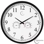 Outdoor Wall Clock Thermometer Hygrometer 18 Inch Waterproof Patio Garden Decor. Fixed Price $57.83.