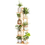 Bamboo 6 Tier 7 Potted Plant Stand Rack Multiple Flower Holder Shelf Indo.... Fixed Price $55.47.