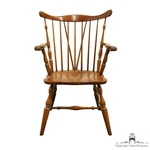 Davis Cabinet Burnished Cherry Duxbury Fiddleback Dining Arm Chair 0567. Fixed Price $140.79.