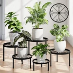 Bamworld 5-PACK Plant Stands Metal Flower Pot Racks For Heavy Duty Riser. Fixed Price $27.99.