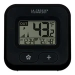 Crosse Technology Wireless Compact Digital Thermometer Black Indoor Humidity. Fixed Price $22.99.