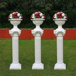 White 34-INCH Adjustable Roman Columns Plant Pedestal Stands Party Decorations. Fixed Price $131.07.