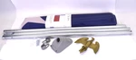 Texas Lone Star Flag 3'X 5' And 6' Steel Pole Kit, Eagle Ornament Patriotic. Fixed Price $16.85.