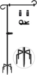 51 Inch Tall Garden Flag Stand Holder With Prong Base, Yard Pole. Fixed Price $23.85.