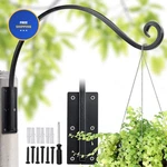 Lifyzoon Heavy Duty Plant Hanger Bracket (22"/BLACK) Outdoor Hand-forged Hanging. Fixed Price $68.61.