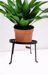 Achla Designs 8" Black Powder Coat Iron Indoor/outdoor Patio Plant Stand. Fixed Price $19.95.