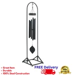 Metal Wind Chime Stand 76" Tall Heavy Duty Steel Outdoor Garden Display Hook New. Fixed Price $88.50.