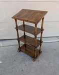 Vintage Butler Wood Slant Top Oak Bible/book Library Stand Shelf Lectern Podium. Fixed Price $450.00.