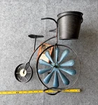 Metal Hi Wheel Bicycle Wind Spinner Flower Pot Planter Garden Art Decor. Fixed Price $19.99.