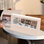 Thermometer Indoor Digital Lcd Hygrometer Temperature Humidity Alarm Clock. Fixed Price $9.99.