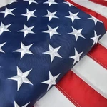 American 4X6 Ft, Flags Usa High Wind W/embroidered Stars, Sewn Stripes. Fixed Price $24.99.