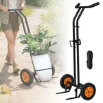 Heavy Duty Plant Dolly Caddy With Strap, Pot Mover For Garden, Adjustable Handle. Fixed Price $82.98.