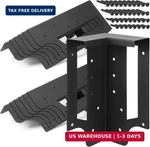 12 Pack Raised Garden Bed Corner Brackets With Securing Lip Fits Lumber Up To 2". Fixed Price $88.88.