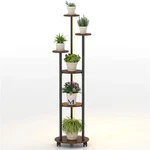 6-TIER Plant Stand With Rgb Light Strip, Smart App & Remote Control Shelf. Fixed Price $85.99.