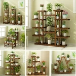 Upgraded All Types Multi Tier Plant Stand Wood Garden Shelf Herb Flower Holder. Fixed Price $38.90.
