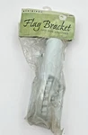 Evergreen Flag Pole Bracket Adjustable Cast Iron White 1" 04001. Fixed Price $7.50.