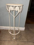 Vtg-wrought Iron Plant Stand. Fixed Price $70.00.